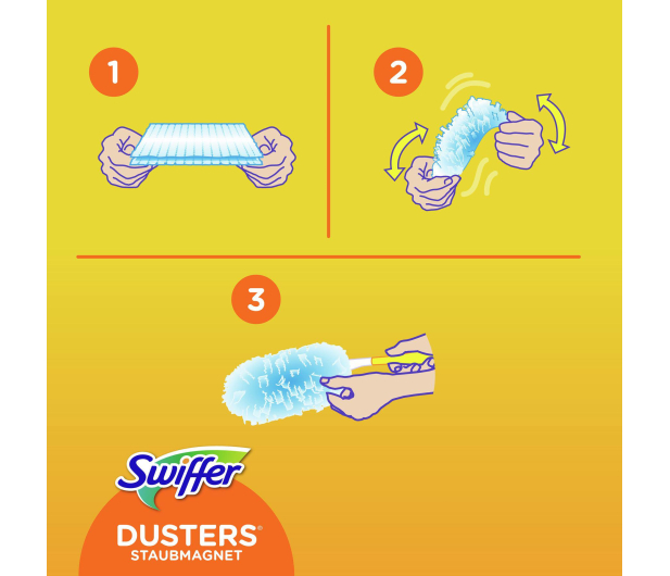 SWIFFER DUSTER Miotełka do kurzu rączka + 4 wkłady - 1461435 - zdjęcie 9